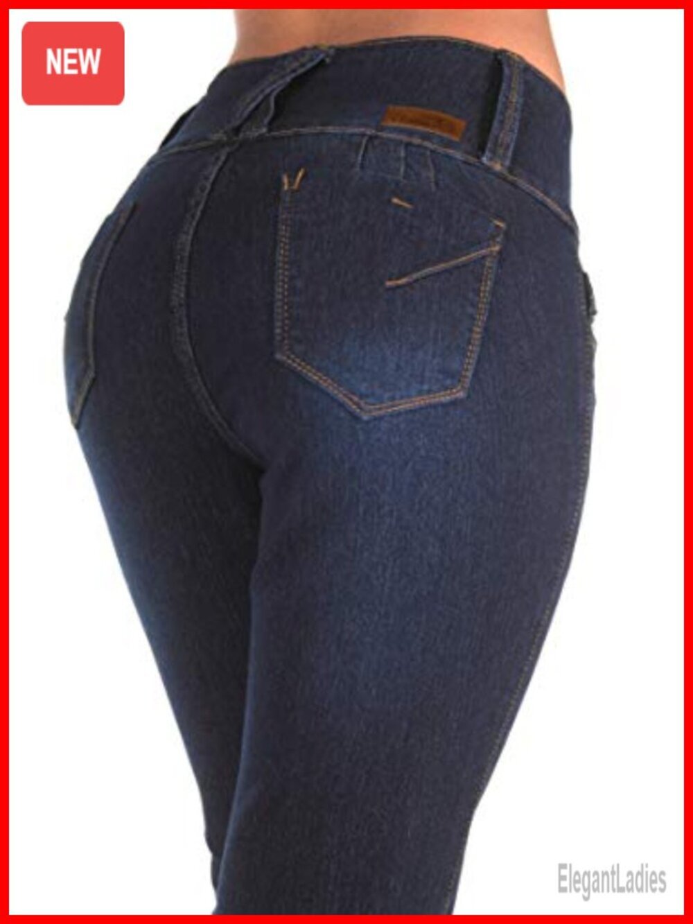High Waist Boot Cut Butt Lifting Levanta Cola Jeans Stretch Denim
